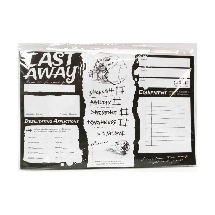 

Castaway - Панель персонажей, Role Playing Games (MonoMyth Games)
