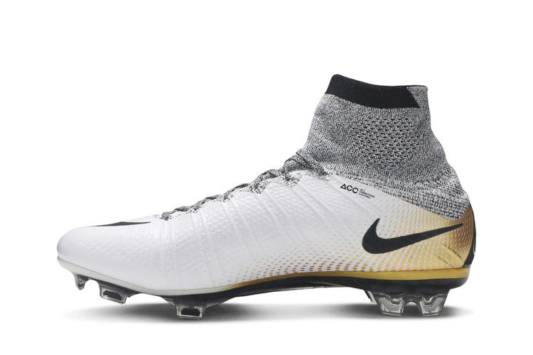 Кроссовки Nike CR7 x Mercurial Superfly SE FG '324K Gold', белый — фото 4