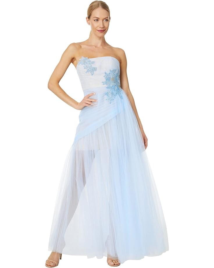 

Платье BCBGMAXAZRIA Long Eveninges, цвет Skyway