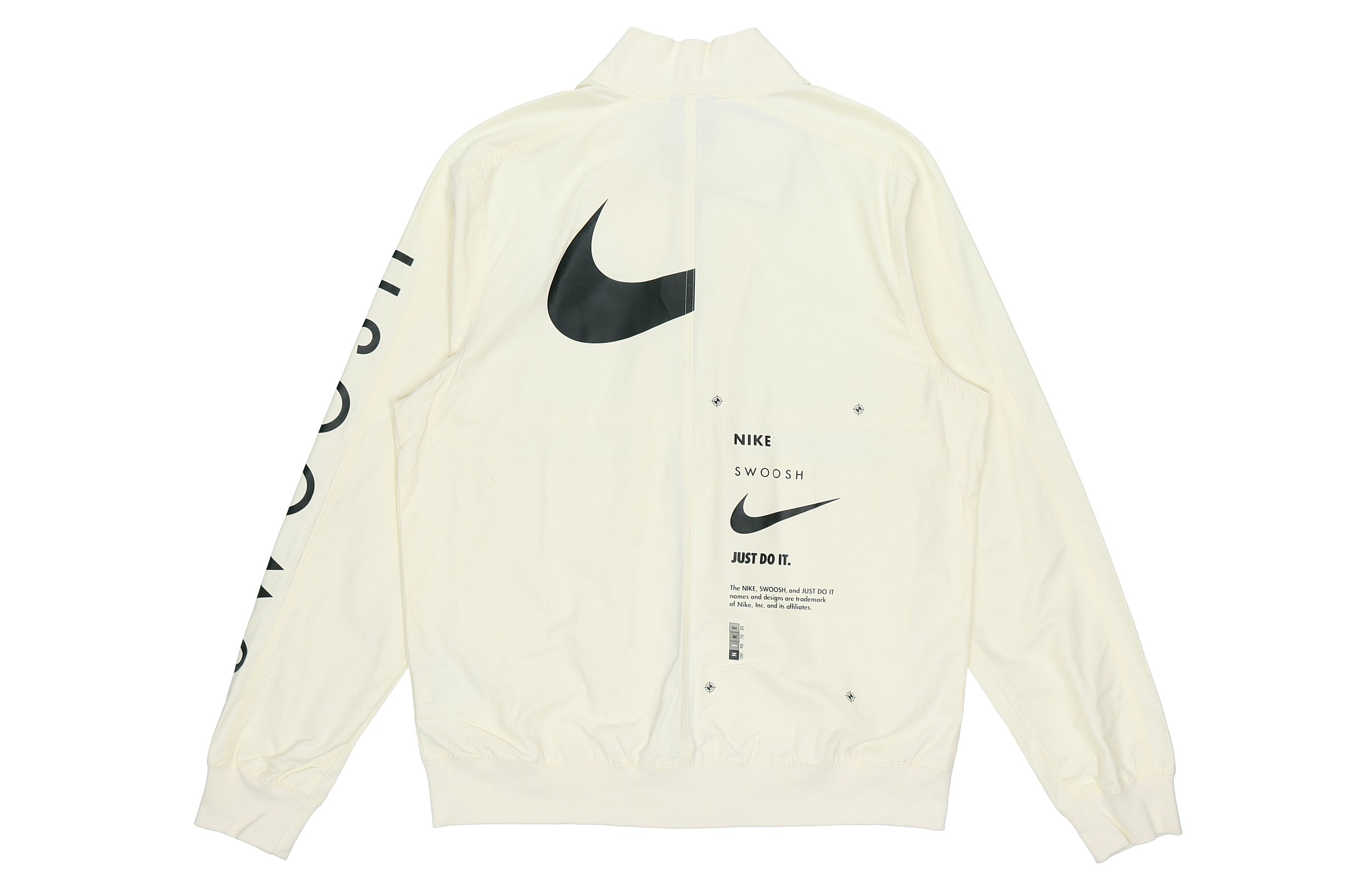 Nike Спортивная куртка весенняя мужская молочно-белая, Coconut Milk White — фото 3