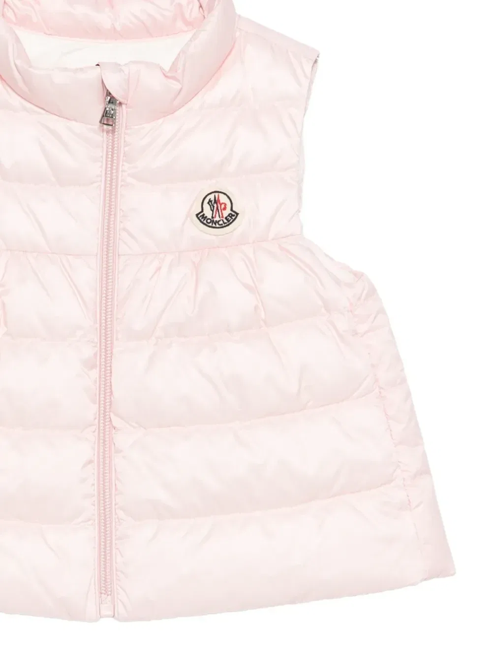 Стеганый жилет Hiva Moncler Enfant, розовый — фото 3