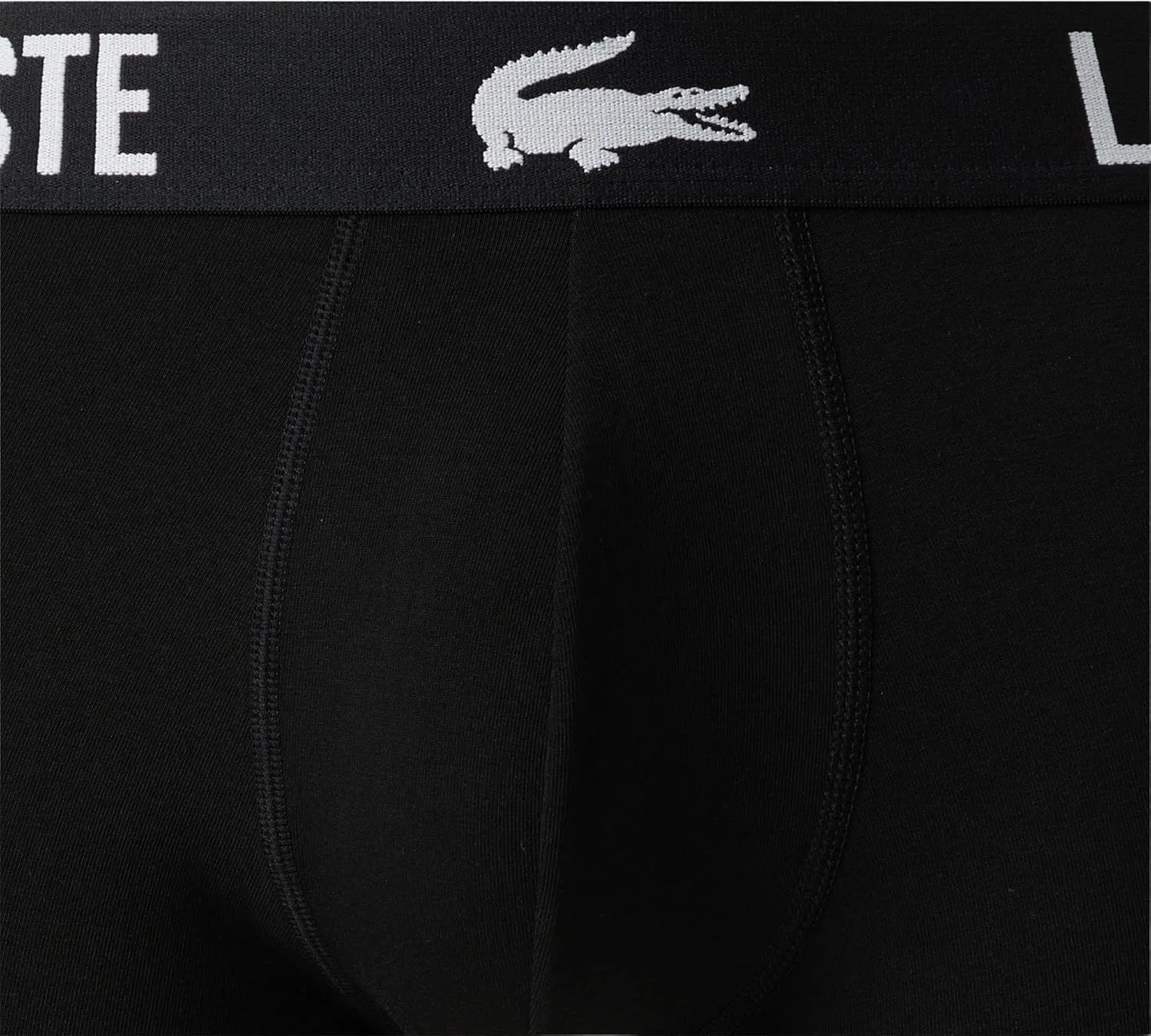 Боксеры Lacoste Cotton Stretch, комплект 5 шт, черный/красный/белый — фото 2
