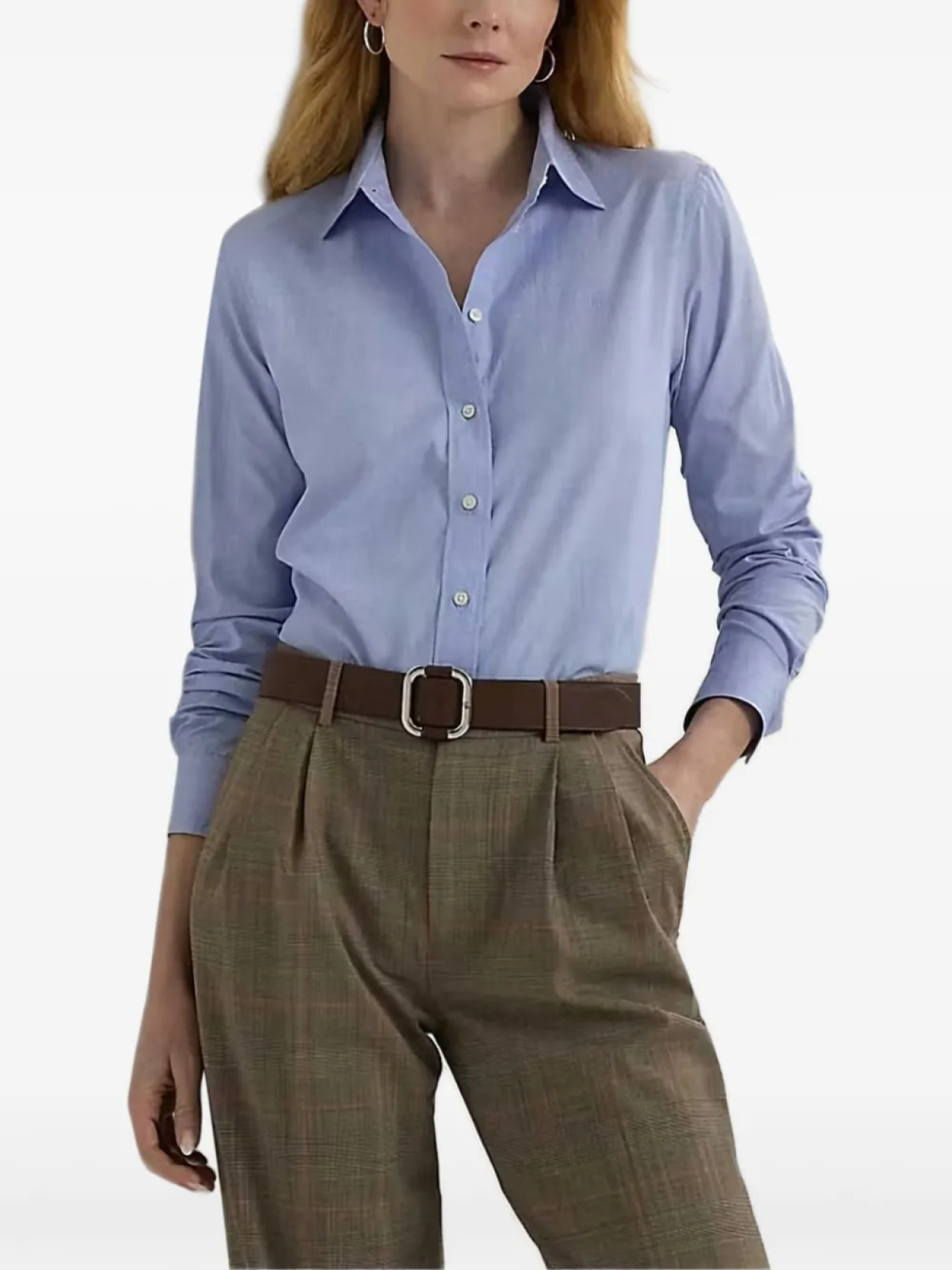 

Lauren Ralph Lauren рубашка на пуговицах, синий