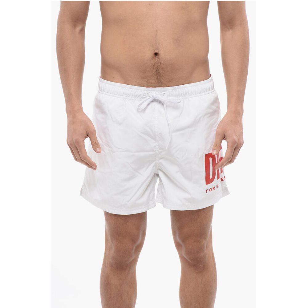 

Однотонные шорты для плавания BMBX-NICO с контрастным логотипом Diesel, White
