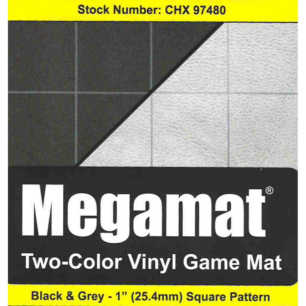 

Аксессуары Chessex Reversible Megamat: 1-inch Square - Black/Grey (34.5" x 48")