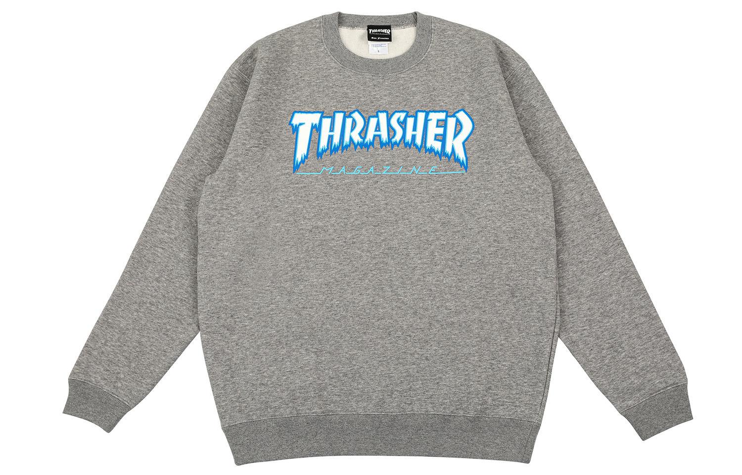 

Свитшот мужской серый Thrasher