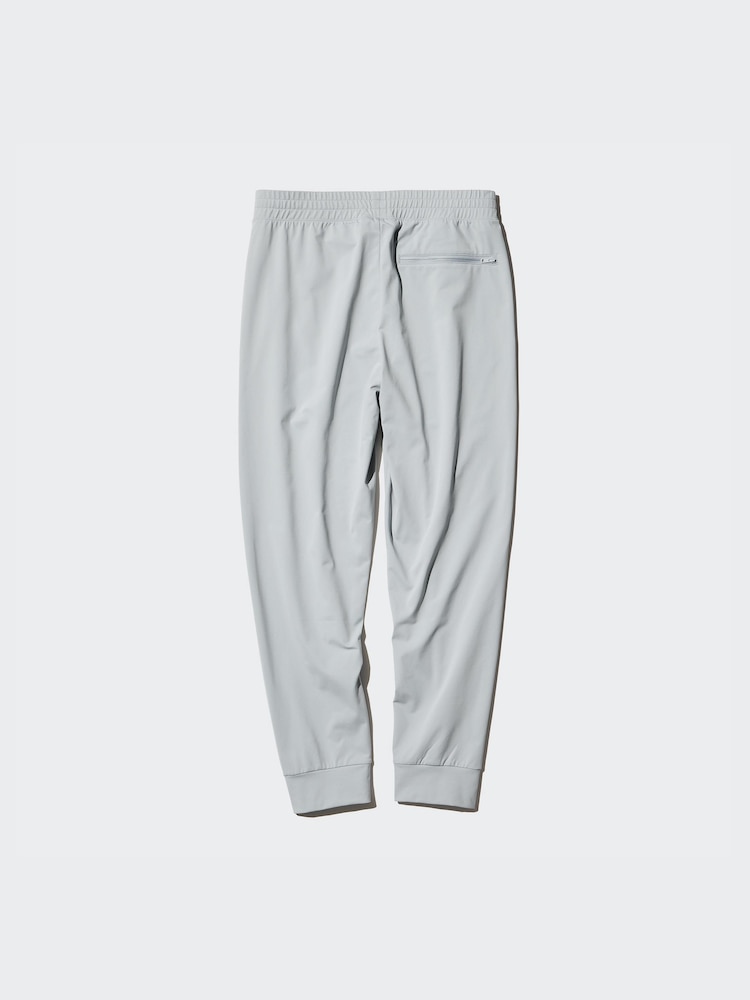 Ультраэластичные спортивные брюки Dry-Ex длинные Uniqlo, цвет 08 серый — фото 4