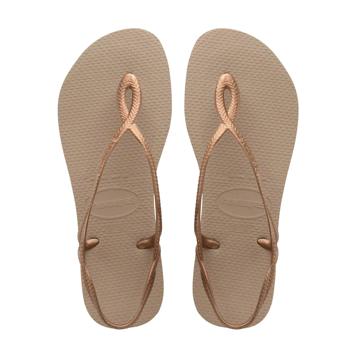 Luna Havaianas женские пляжные сандалии, золотой