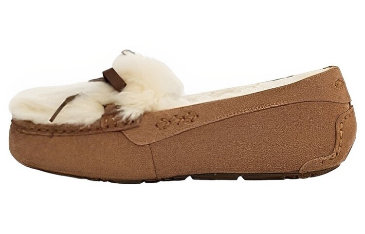 Женская повседневная обувь Женские низкие каштановые туфли Ugg, коричневый