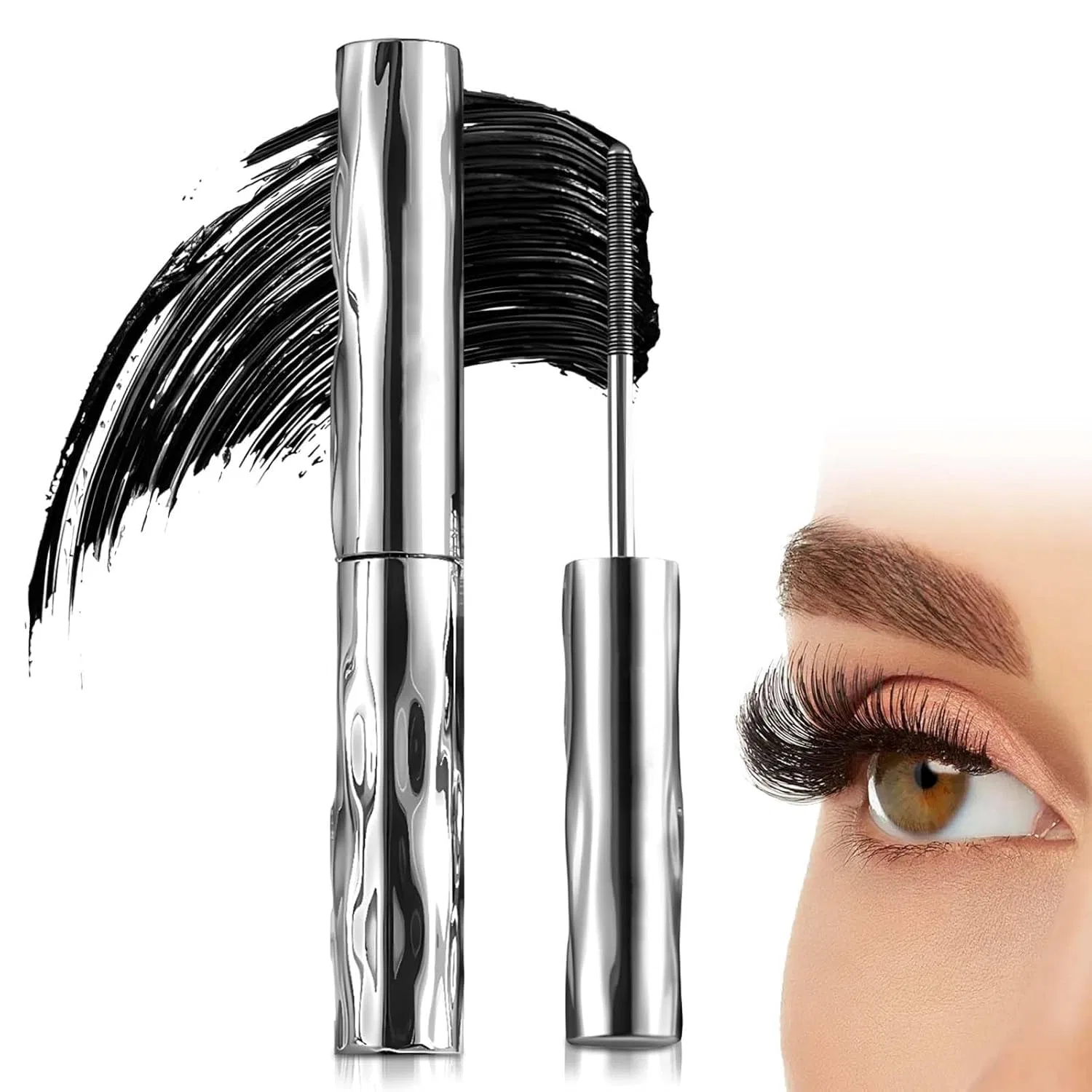 Металлическая тушь для ресниц 3D Curling Eyelash Iron, черная Comenem, 1Pcs