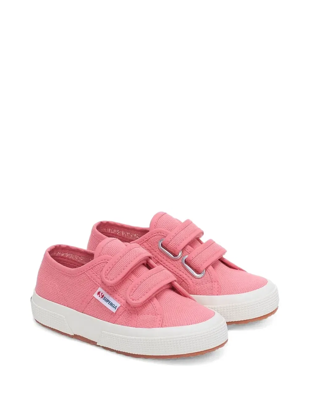 Кроссовки 2750 на липучках Superga Kids, розовый — фото 2