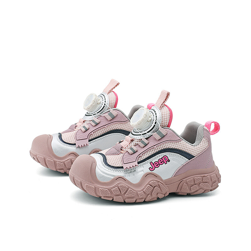 Детские кеды Kids Low-top Pink/Purple Jeep, цвет Cherry Blossom Pink — фото 3