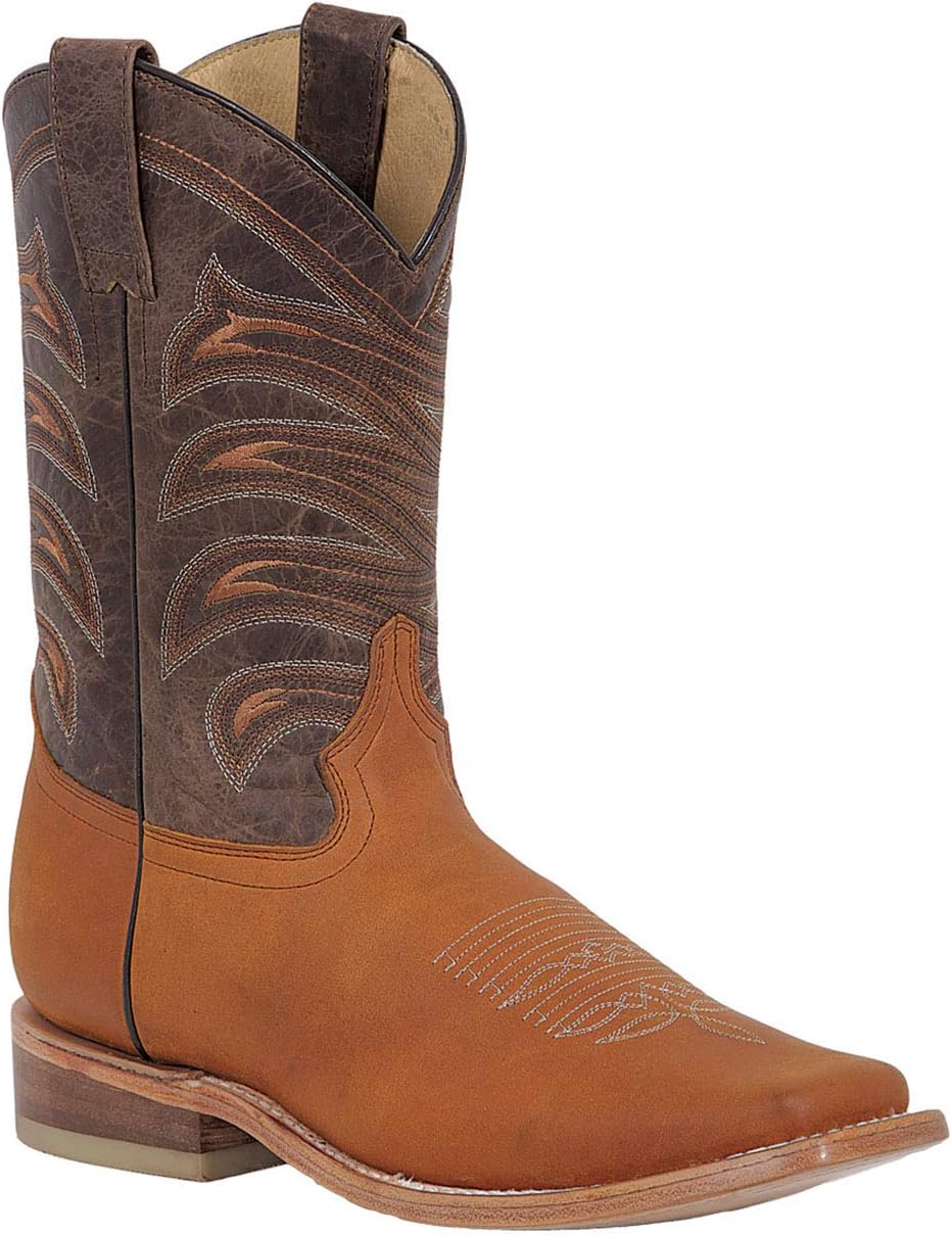 Мужские ковбойские сапоги El General Western Rodeo из настоящей кожи Crazy, медовый, ROD 19 Generic, Honey