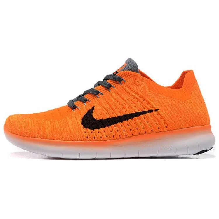 

Кроссовки Nike Free RN Flyknit Laser Orange/Black-Gamma Blue-Cool Grey Women's, черный