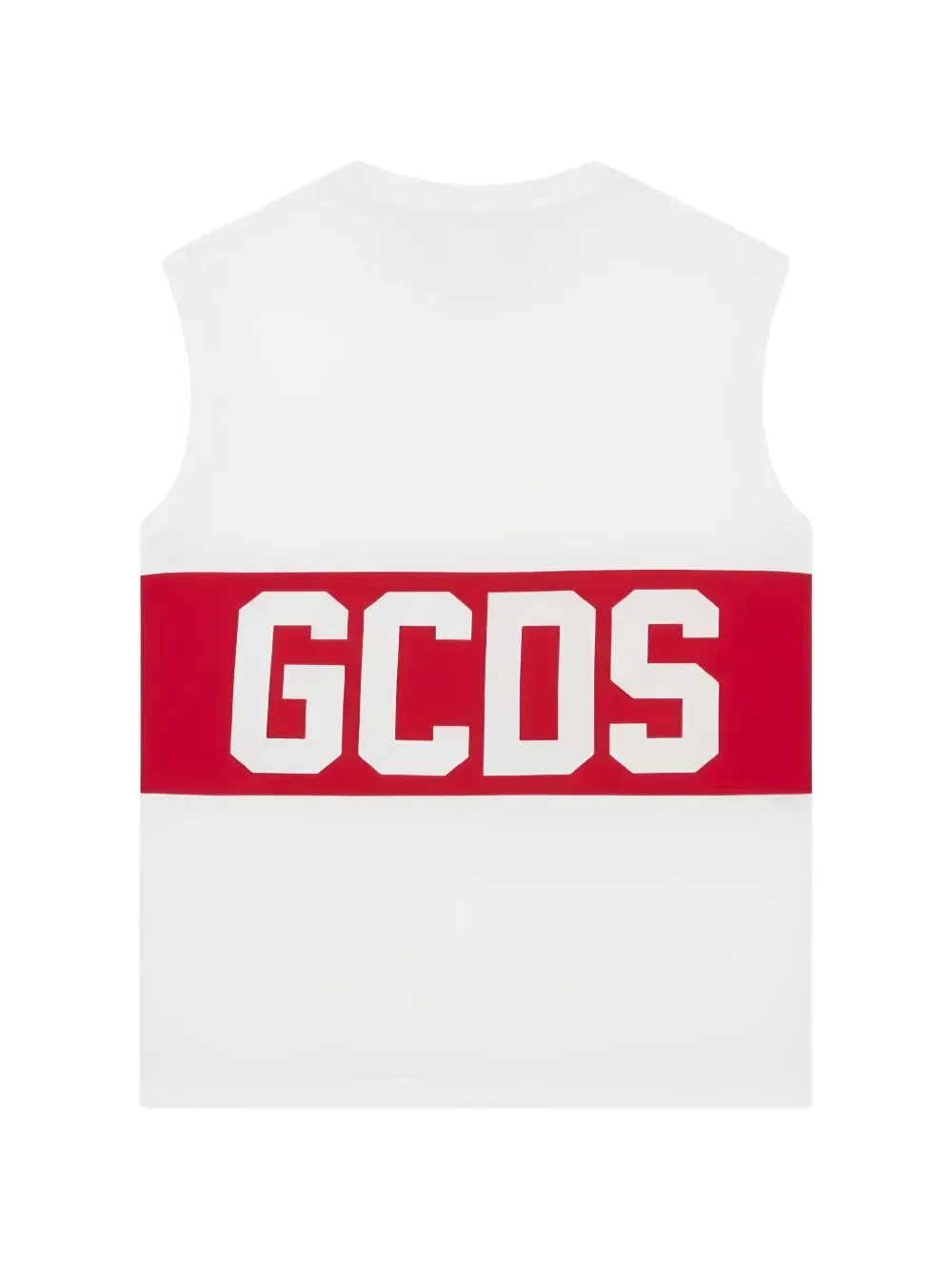 Футболка с цветовыми блоками Gcds Kids, белый — фото 2