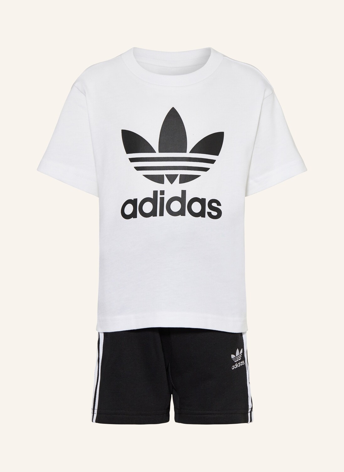 

Комплект: футболка и спортивные шорты. Adidas Originals, белый
