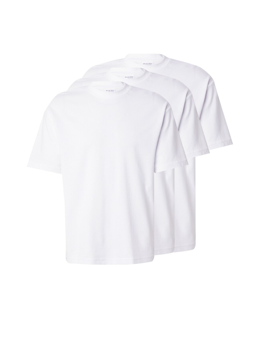 

Классическая футболка SELECTED HOMME Shirt SLHOscar, белый