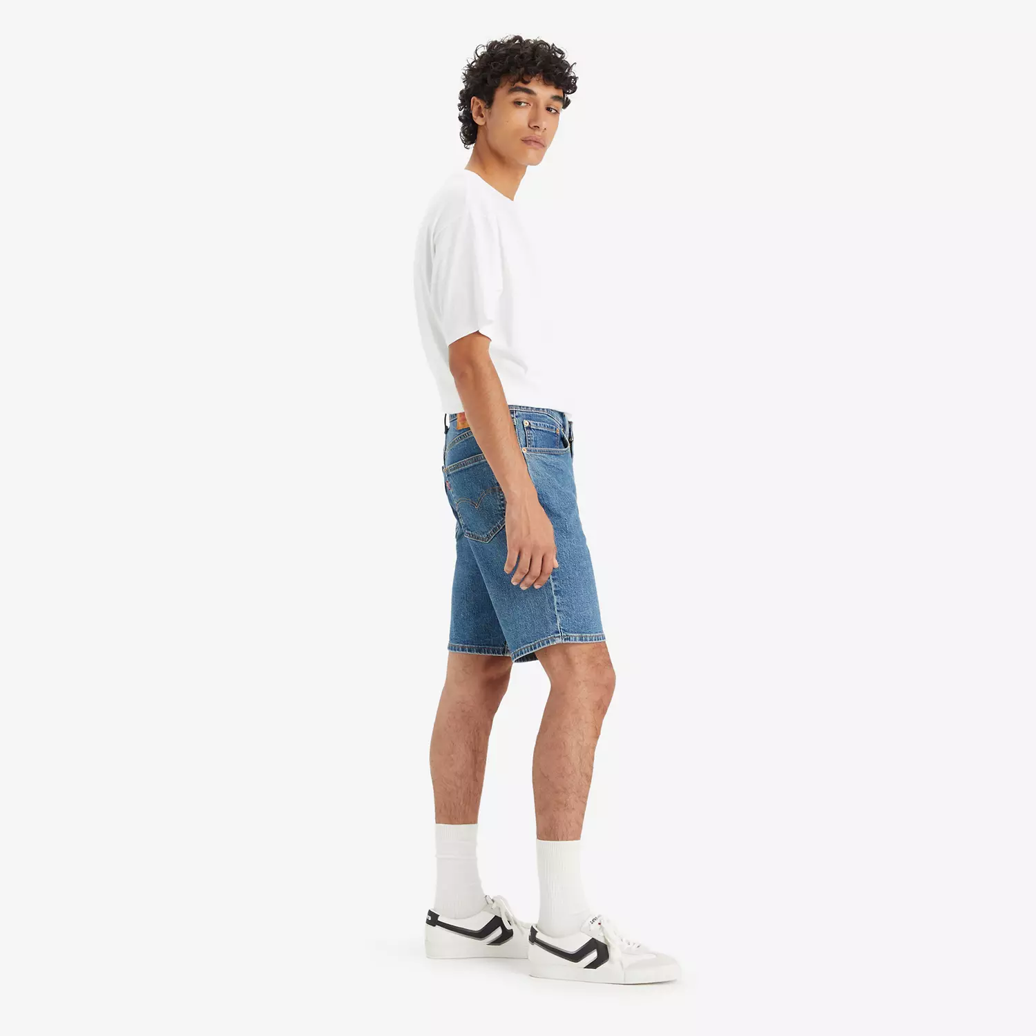 445 спортивные мужские шорты 10 дюймов Levi's, цвет Hermes Swift Short - Medium Wash - Stretch — фото 2