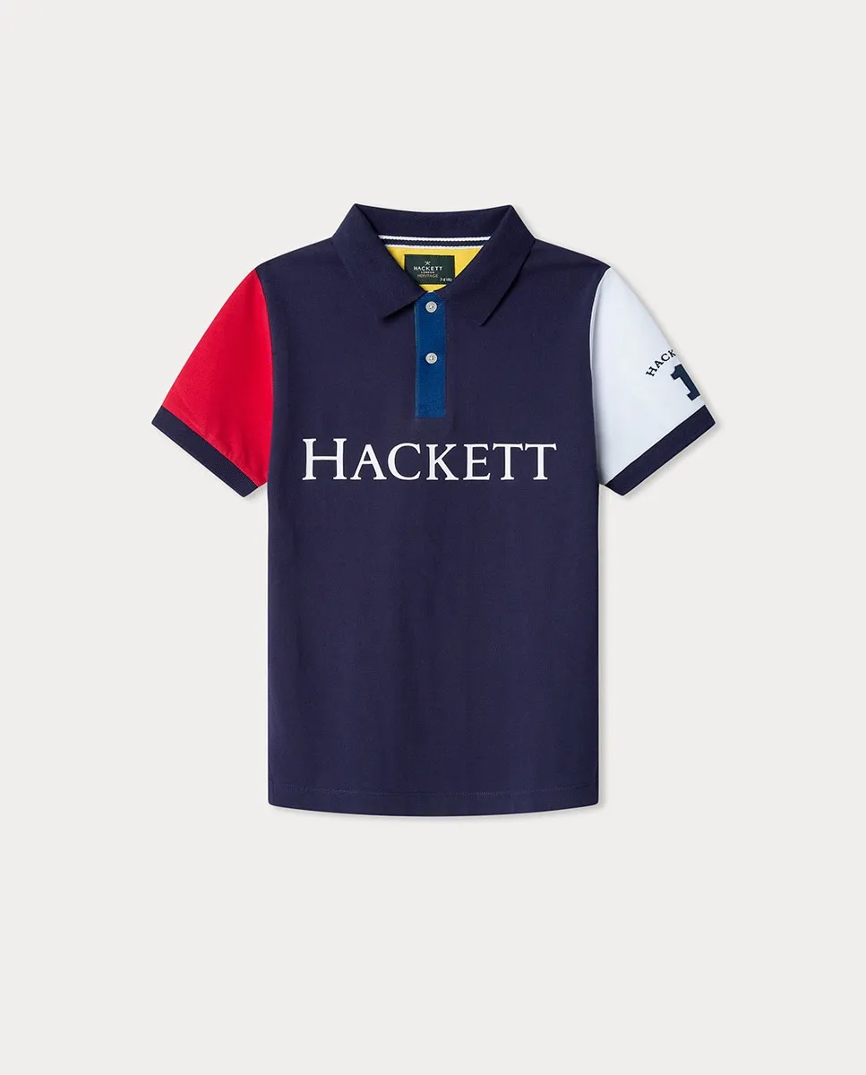 

Heritage Hackett Multi Детская рубашка поло, многоцветный