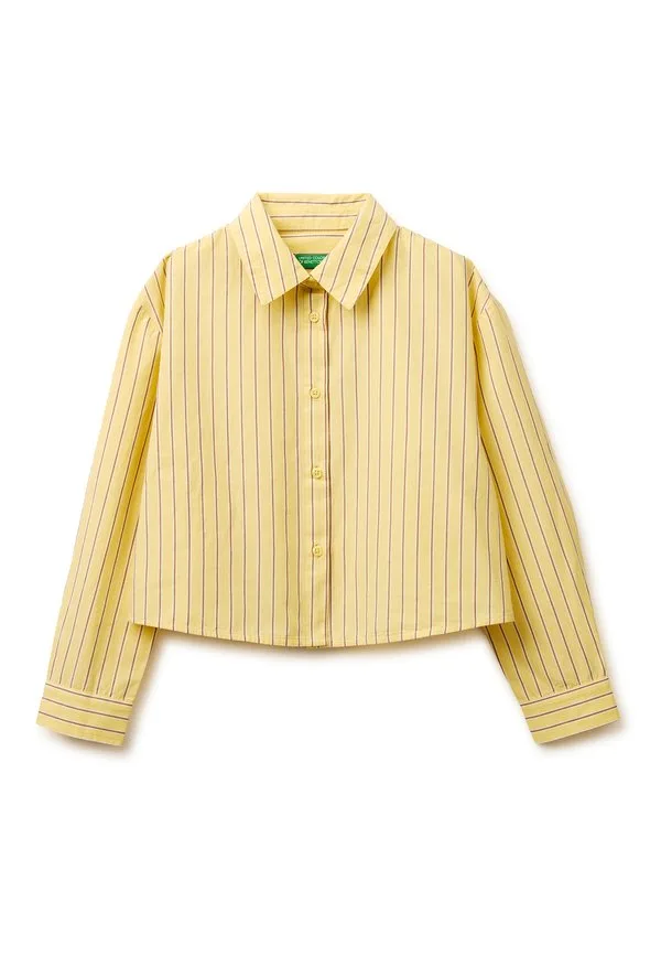Полосатая рубашка свободного кроя United Colors Of Benetton, Multicolor