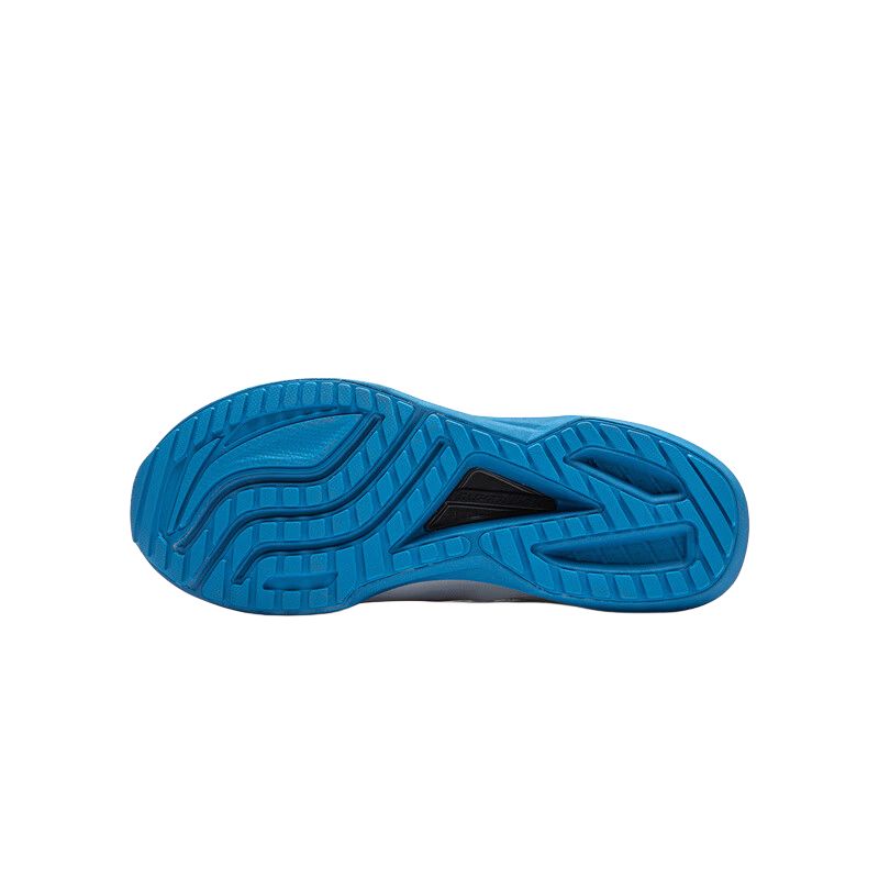 LINING YOUNG Детские кроссовки Le You Pre Slip с антискользящим покрытием, низкие, белые, синие — фото 4