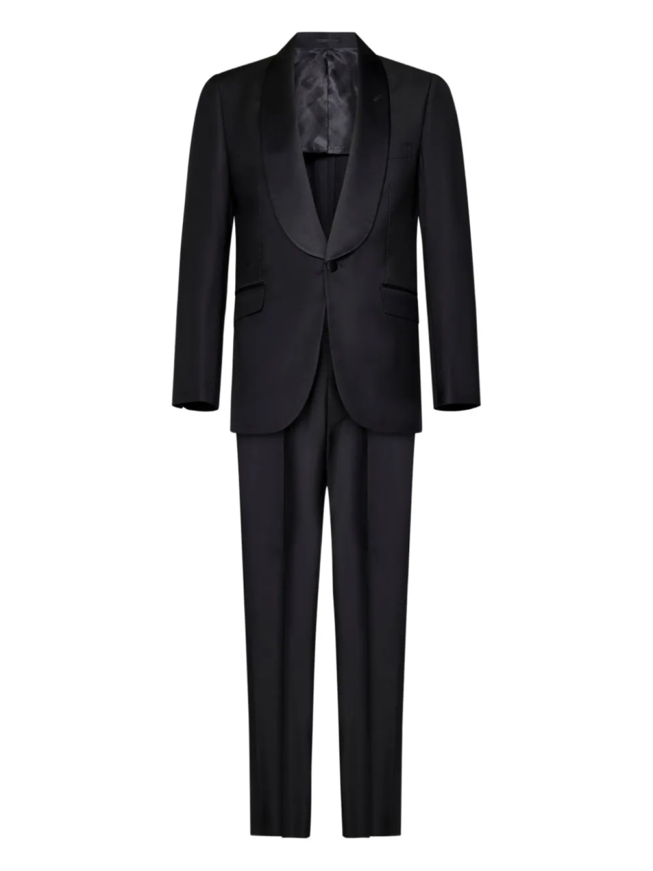 

FRANZESE COLLECTION однобортный смокинг от Брэда Питта, черный