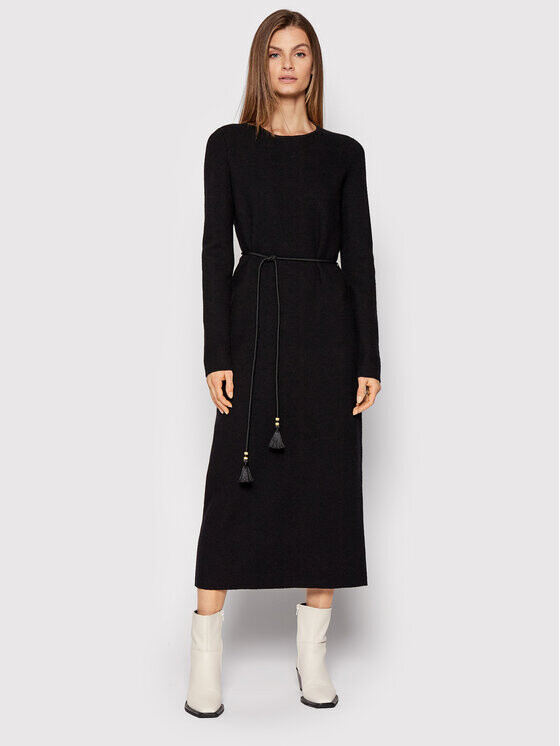 

Трикотажное платье обычного кроя Tory Burch, черный