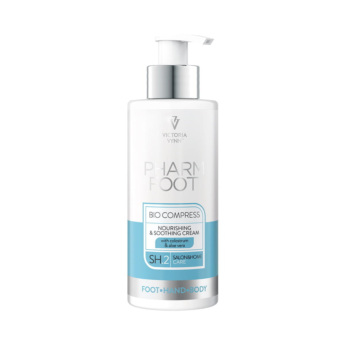 

Pharm Foot by Victoria Vynn, Крем питательный и успокаивающий с молозивом и алоэ Bio Compress, 250мл