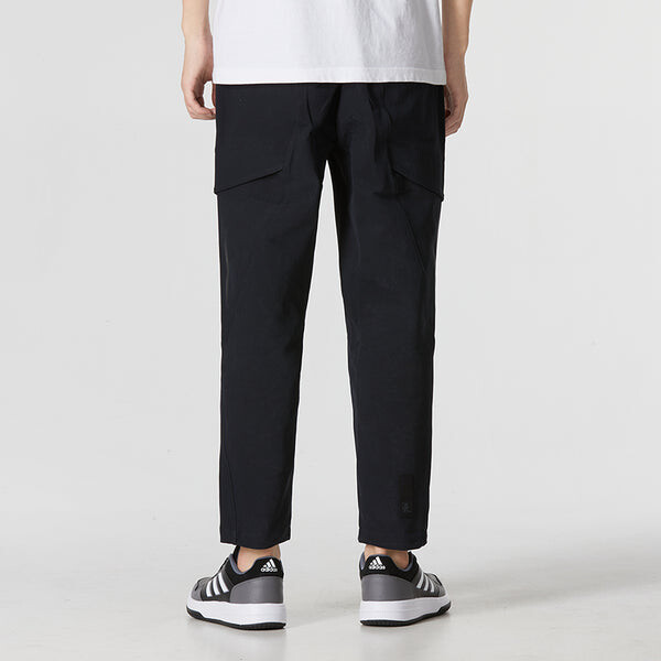 Спортивные штаны Men's adidas Wj 2.0 Wv Pnt Casual Straight Woven Solid Color Sports Pants/Trousers/Joggers Black, черный — фото 4