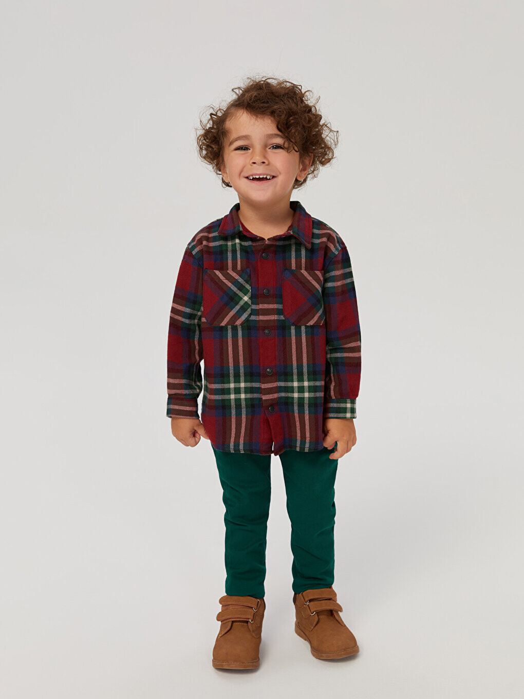 

Базовые брюки для маленьких мальчиков LCW baby, темно-зеленый