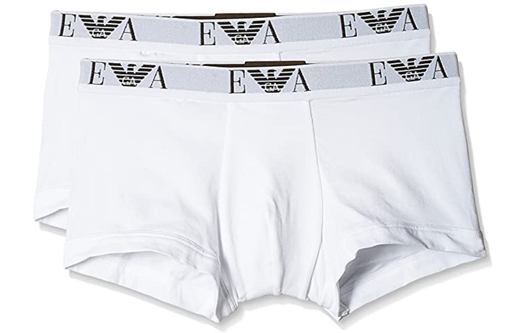 

EMPORIO ARMANI Три пары трусов-боксеров с логотипом Essential Monogram