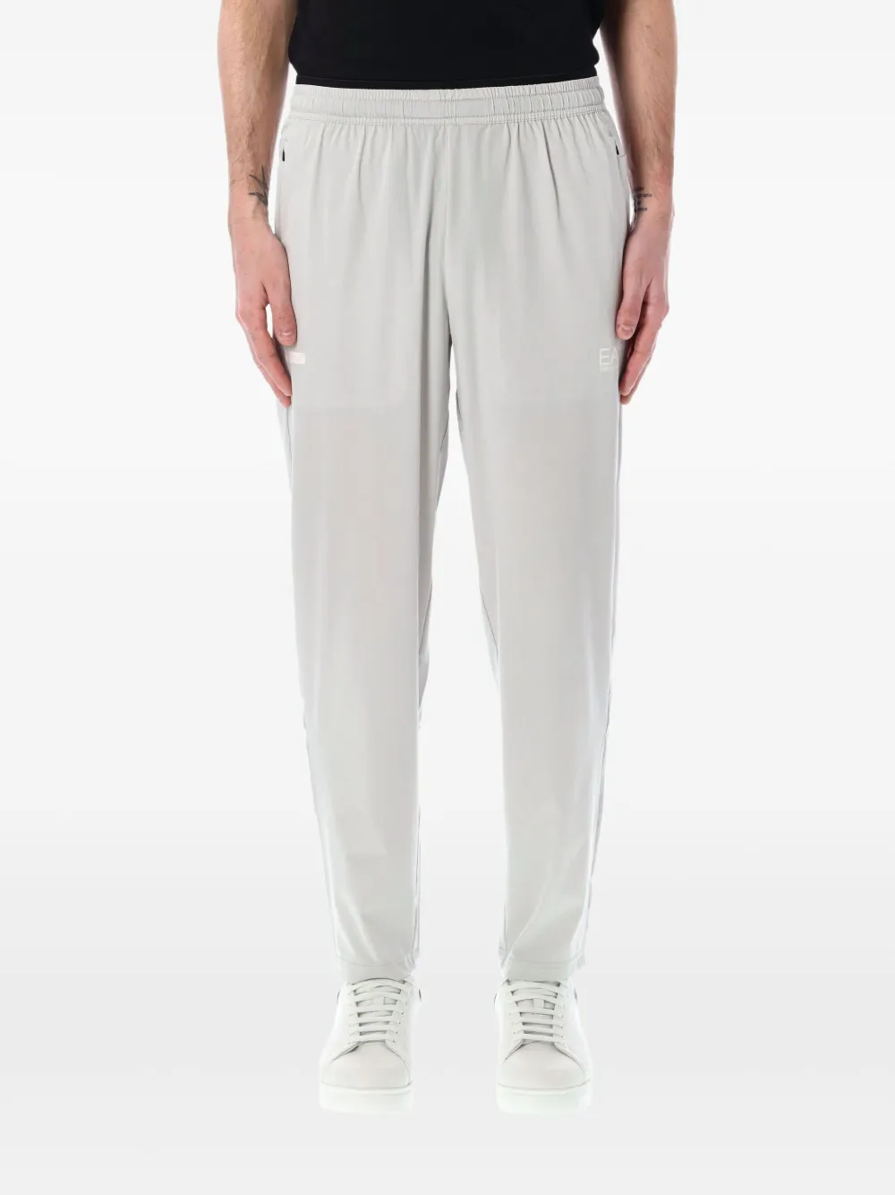 

Спортивные брюки с логотипом Ea7 Emporio Armani, белый