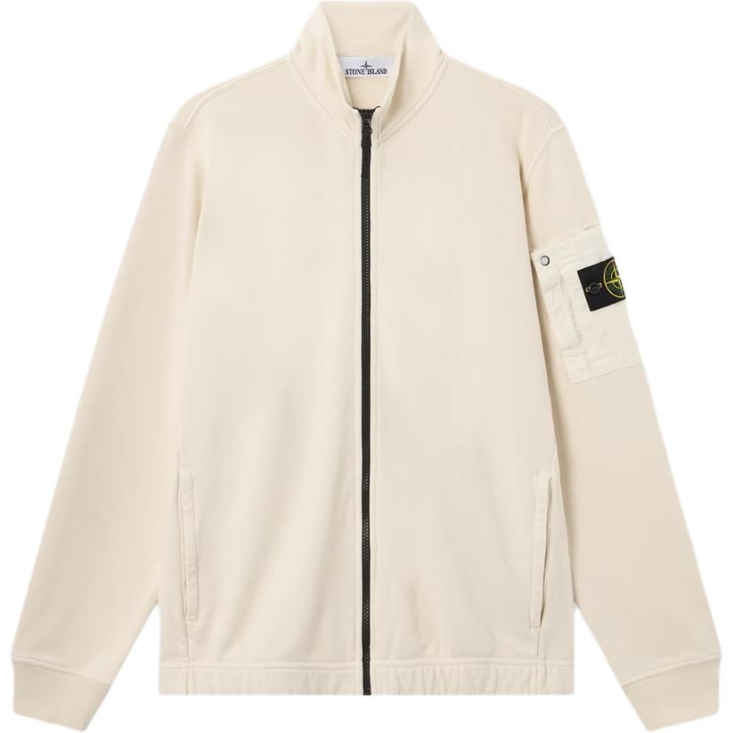 

Свитер с карманом-молнией STONE ISLAND, айвори
