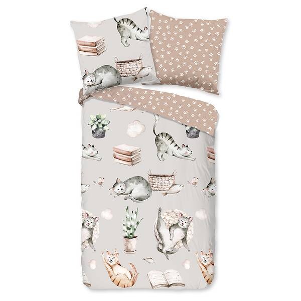

Постельное белье renforce catlife Good Morning, желтый