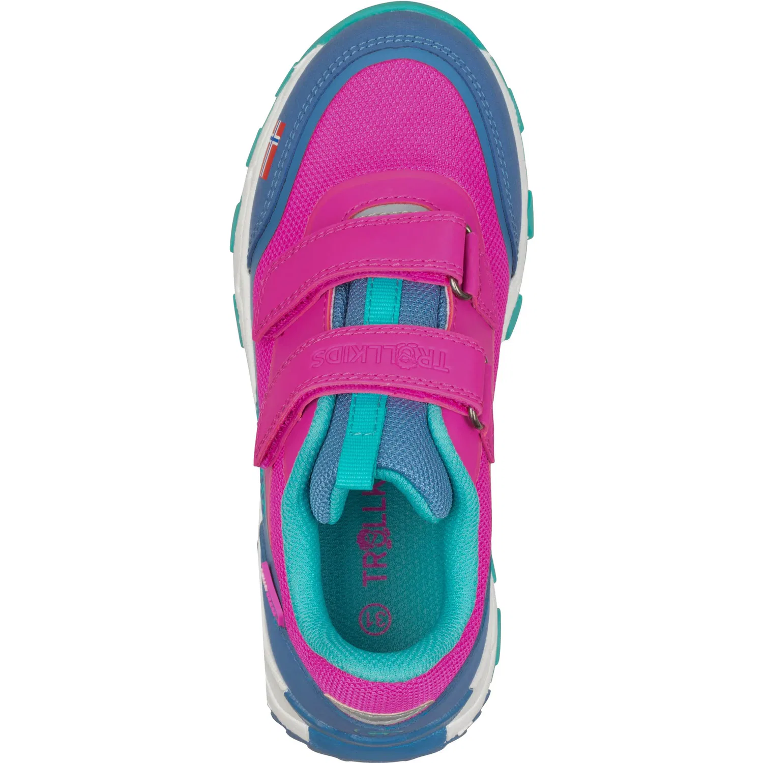 Ботинки 'Preikestolen' Trollkids, Navy/Dark Pink — фото 4