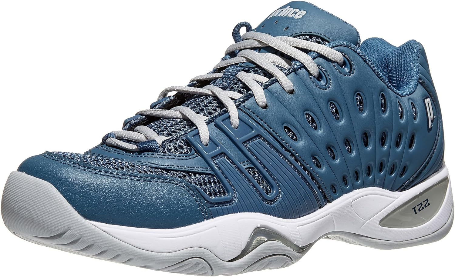 

Мужские туфли Prince T22 белого/темно-синего/серебристого цвета, синий