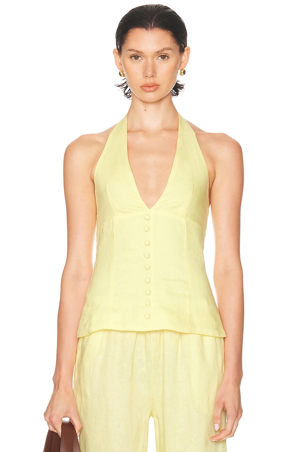 

Aexae x REVOLVE Топ на запах, Butter Yellow