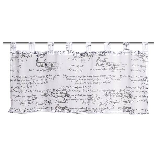 

Штора Home Wohnideen Writings, 48 см цвет weiß/schwarz
