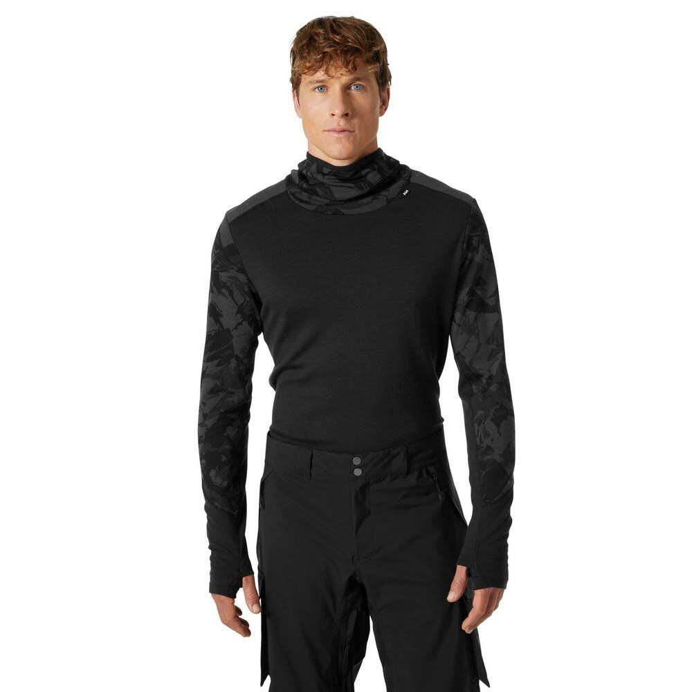 

Футболка с длинным рукавом Helly Hansen Lifa Merino Midw Blcie, черный
