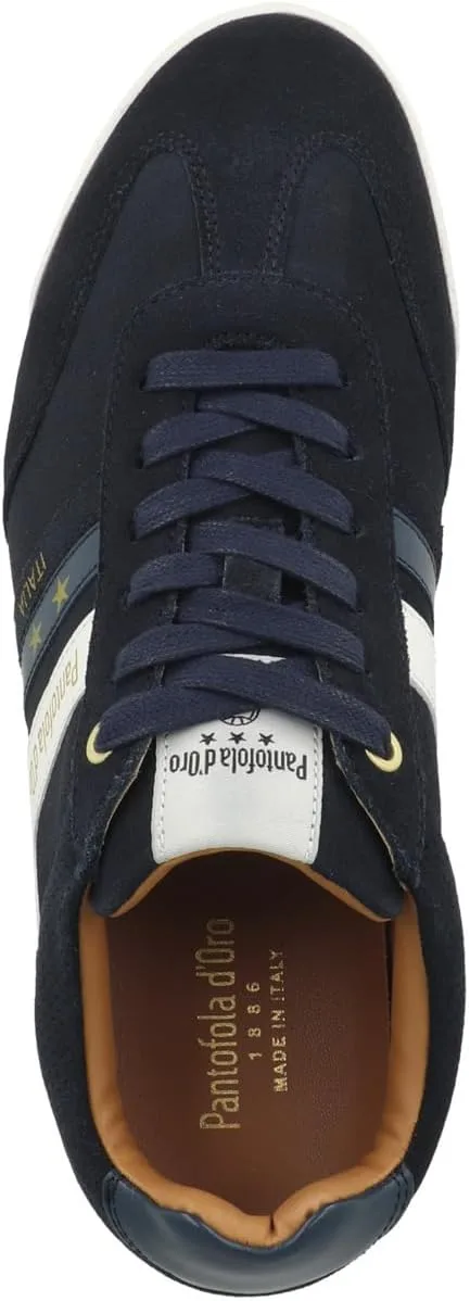 Мужские низкие замшевые кроссовки Pantofola d'Oro Vasto Pantofola D'Oro 1886, темно-синий — фото 2