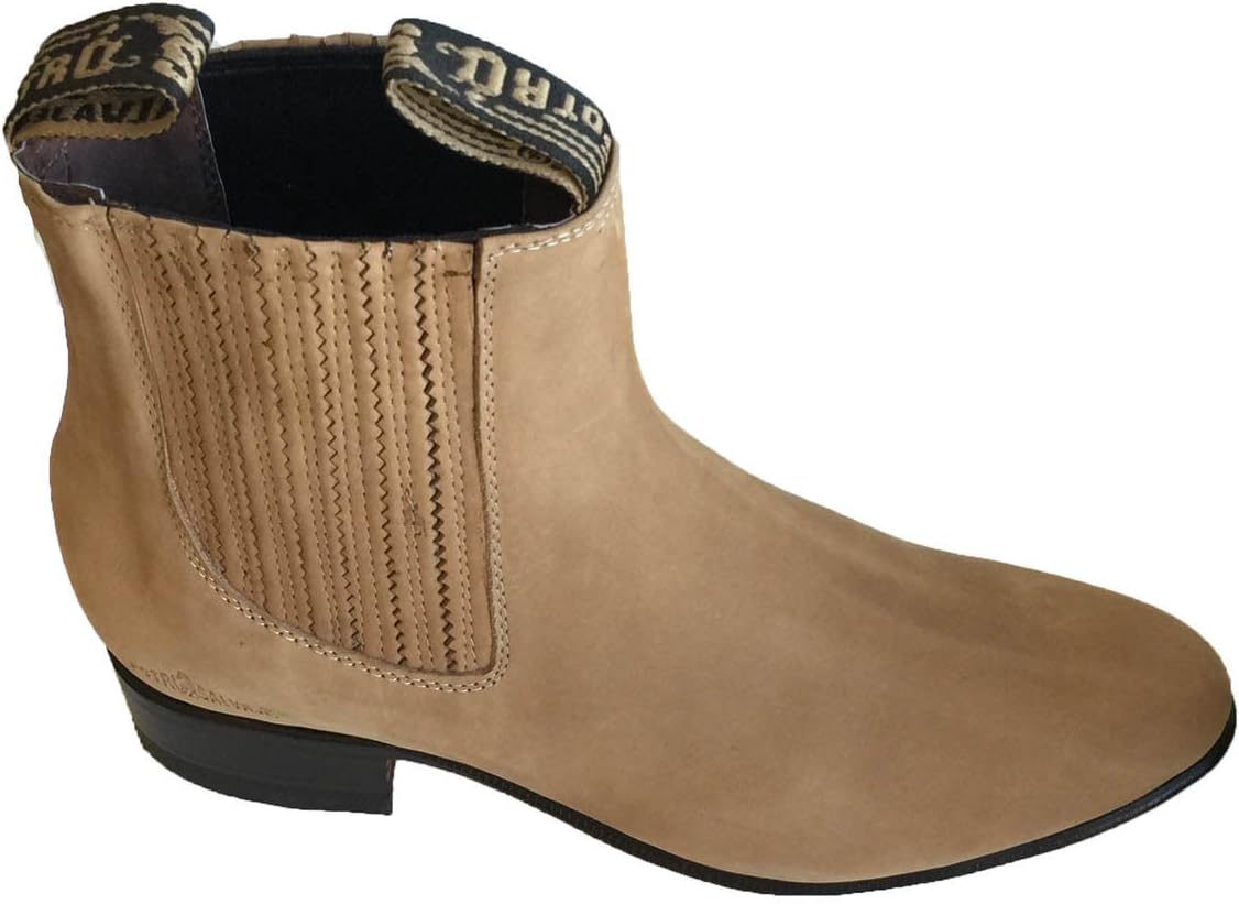 

Мужские ковбойские ботинки из нубука, короткие, на щиколотку, вестерн, родео, байкерские, экзотические Dona Michi