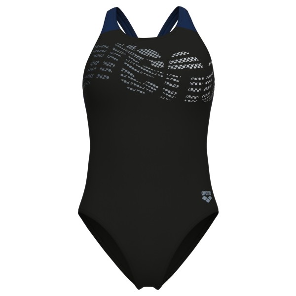 

Женский струящийся купальник с V-образным вырезом сзади - купальник Arena, мультиколор