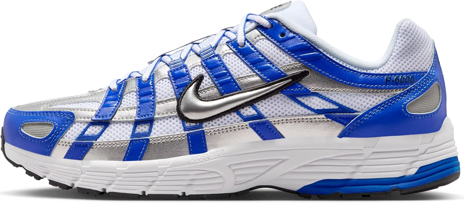 Мужские кроссовки Nike P-6000, синий/металлик серебристый