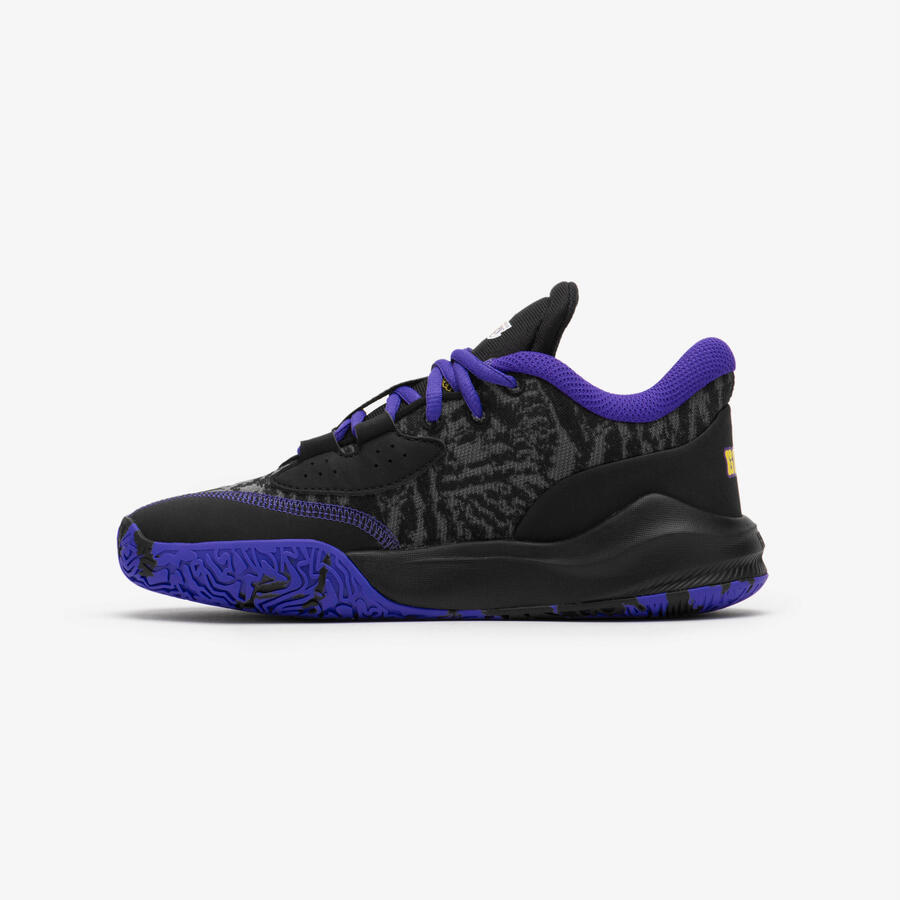 TARMAK Детские баскетбольные кроссовки низкие NBA Lakers - Fast 900 Low-1 черные — фото 3