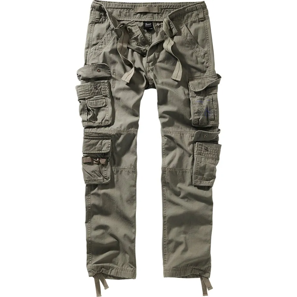 

Брюки Brandit Pure Slim Fit, зеленый