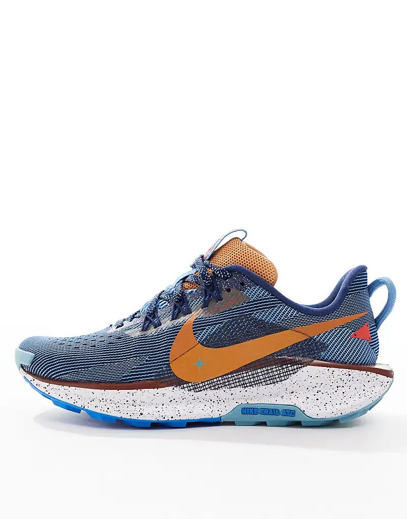 Кроссовки Pegasus ReactX Trail 5 темно-синего и белого цветов Nike Running — фото 2