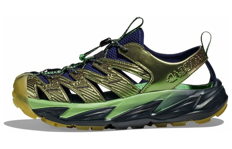 Сандалии HOKA ONE ONE Hopara x Brain Dead 'Peapod Eggnog', зеленый — фото 2