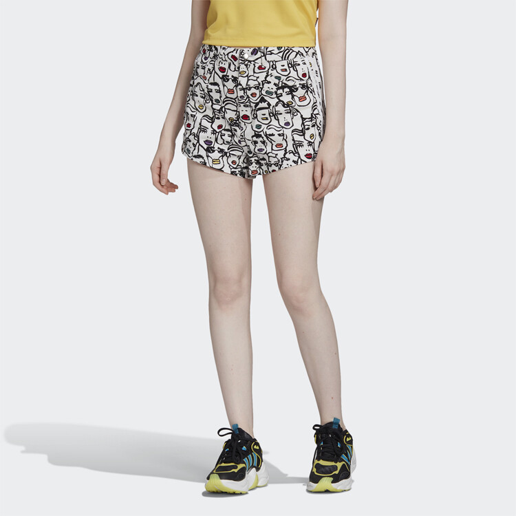 Fiorucci X Повседневные шорты женские разноцветные Adidas Originals — фото 3