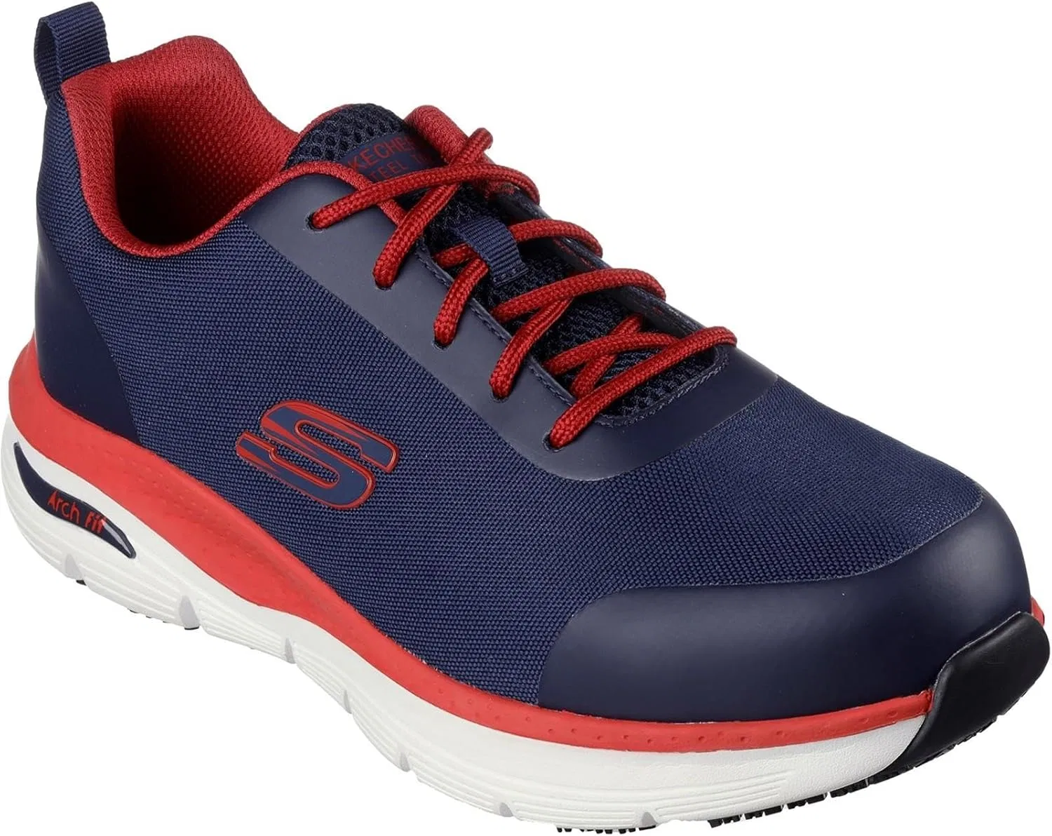 Мужские кроссовки Skechers Arch Fit Sr Ringstap, красный/синий — фото 2