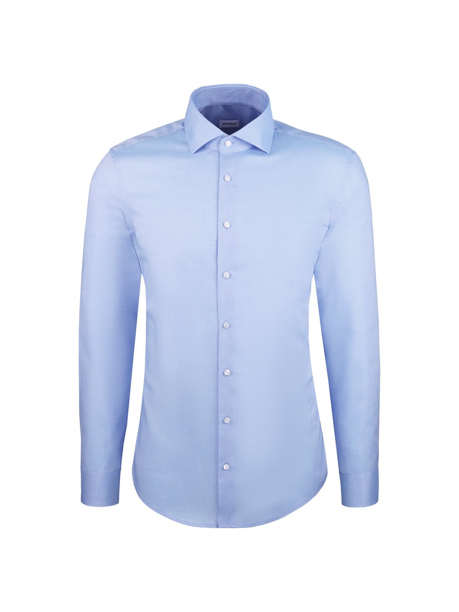 

Рубашка Slim Fit на пуговицах SEIDENSTICKER Schwarze Rose, светло-голубой